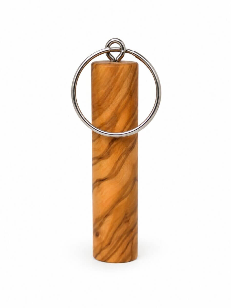 Olijfhouten sleutelhanger LUXURY